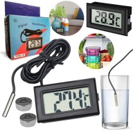 ELEKTRONICKÝ DIGITÁLNY TEPLOMER LCD OBRAZOVKA PRESNÁ METEOSTANICA + SONDA