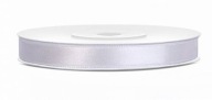 Saténová stuha 25m 6mm BIELA