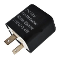 Nastaviteľný LED prerušovač smerových svetiel 2pin