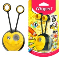 Maped 2 Hole Sharpener + 2 Bee Caps
