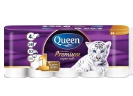 Queen Premium toaletný papier neparfumovaný 10 ks.