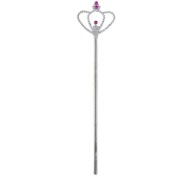 Strieborná palička s modrými kamienkami, 32 cm