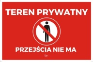 Nápis SÚKROMNÝ PRIESTOR, ZÁKAZ VSTUPU, ZAKÁZANÉ