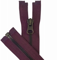 KOVOVÝ Zips VT10 70 cm bordový 1 ks.