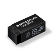 RASOPLAST ŠKOLNÁ GUMA 33X16MM ČIERNA STAEDTLER