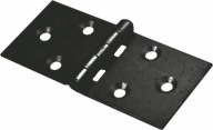 Pletený konštrukčný pánt (Z-12M) 80x40x2,0 čierny / 2 ks