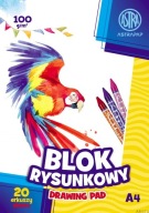 BLOK NA KRESLENIE BIELY ASTRA A4 / 20 LIST 100G