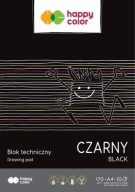 TECHNICKÝ BLOK ČIERNY PAPIER A4 HAPPY FARBA