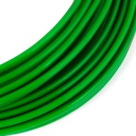 Oceľové lanové lano s PVC poťahom 2/4mm 1x19 GREEN 5mb