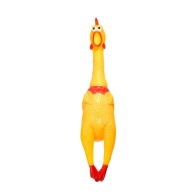 Gumová hračka KURAČKA pre psov, pískacia, 32 cm