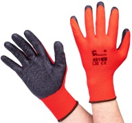 1x LATEXOVÉ PRACOVNÉ RUKAVICE veľ 8 mil