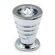 KĽÚČKA NÁBYTKOVÉHO GOMBÍKA NÁBYTKOVÉHO GOMBÍKA CHROM CRYSTAL