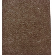 FILTOVÁ PODLOŽKA na vystrihovanie pod stoličky, nábytok, stoly, HNEDÁ 210 x 300 mm