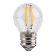 E27 2W G45 LED žiarovka, neutrálna biela, guľôčkové vlákno