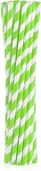 Broken Paper Slamky Green Stripes BIO 12 ks.