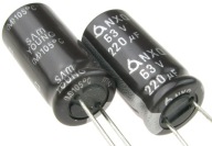 Elektrolytický kondenzátor 220uF/63V LOW ESR SamYoung NXQ (2 ks) /4781-2