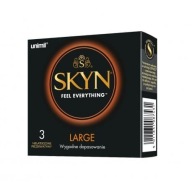 Unimil Skyn ​​​​Veľké kondómy, nelatexové, 3 ks.