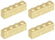 LEGO 15533 TEHLA 1x4 piesok NOVINKA (8g) 4 ks.