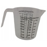 Plastová kuchynská odmerka 0,8L, hrnček so stupnicou, 800ml