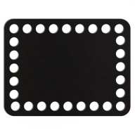 čierny základný košík dno 10x13cm HDF obdĺžnik