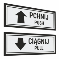 Push Pull - Push Pull - samolepky 4x11