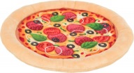 Pizza, hračka, pre psa, plyšová, 26 cm, šuštia