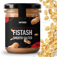Arašidové maslo s himalájskou soľou 100% 330g FISTASH SMOOTH SALTED HiFOOD