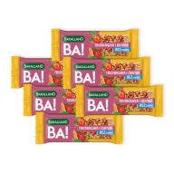 Cereálna tyčinka bez cukru Jahoda a Quinoa Bakalland Ba! 6x40g raňajky