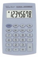 Vector VC-210-LB kancelárska kalkulačka, vrecková, svetlomodrá