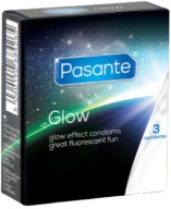 Pasante Glow kondómy Svietiace v tme, 3 kusy