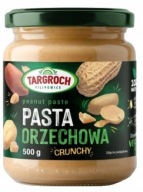 Chrumkavá pasta z arašidového masla bez pridaného cukru 500g Targroch