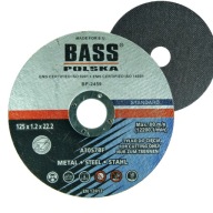BASOVÝ POLŠTANÝ KOVOVÝ DISK 125mm x1,2mm x22,2mm