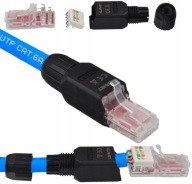 ZÁSTRČKA RJ45 UTP ZÁSTRČKA KAT.6A SKRUTOVANÁ BEZ NÁRADIA