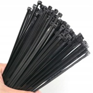 100 x (ks) SILNÉ KABELOVÉ VIAZAČKY (30 cm) 300 x 4 mm