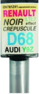 RENAULT D68 NOIR KREPUSKULÁRSKY NÁTER ŠKRABANÝ DOTYK