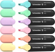 Schneider Job puzdro na pastelový zvýrazňovač 6x pastel