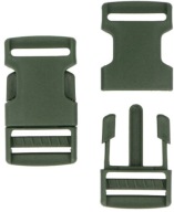 PLASTOVÁ ZÁPADKA NA PÁSKU 2,5 cm 25 mm - ZELENÁ