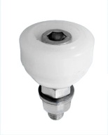 PLASTOVÁ HORNÁ VALIČKA fi.43mm PRE BRÁNY SO SKRUT