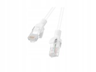 Patchcord U/UTP 6 Lanberg RJ45 / RJ45 0,5 m biely