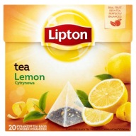 LIPTON Pyramídy s čiernym citrónom 20tb