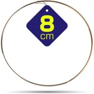 ZLATÁ kovová obruč - drôtený kruh Ø 8 cm
