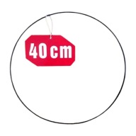 Prsteň lapač snov ČIERNA 40 cm