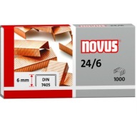 Sponky pomedené 24/6 1000 ks NOVUS 040-0206