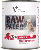 VetExpert Raw Paleo dospelý hovädzí monoproteín 800 g