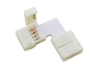 UHLOVÝ KONEKTOR PRE PRIPOJENIE RGB 4PIN LED PÁSU