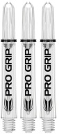 Target Pro Grip Krátke Priehľadné šípky Priehľadné