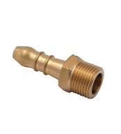Mosadzný konektor na hadicu 9-10mm GZ 3/8'