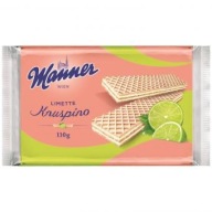 MANNER KNUSPINO LIMETOVÉ OBLÁTKY 110g Z NEMECKA