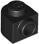 LEGO Brick Rounded 1x1x2/3 čierna 6424674 3386