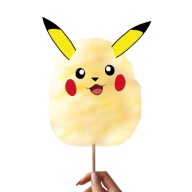 JEDLÉ NÁLEPKY Pikachu pre COLOR CANDY na paličkách Pokémon Wafer